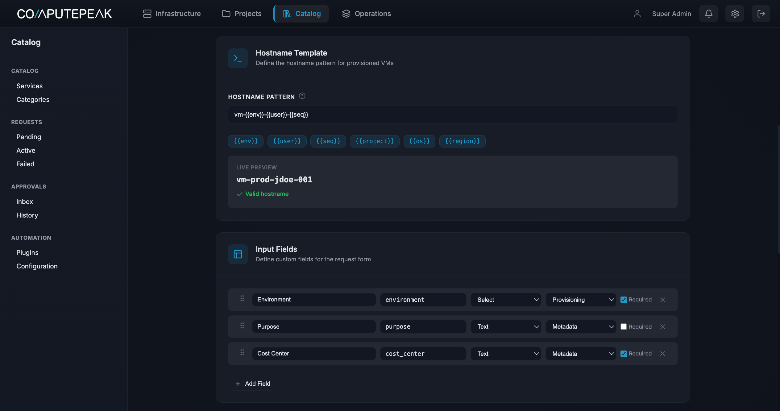 Step 1 — Define Blueprint